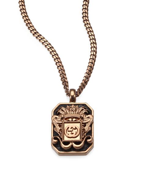 gold gucci neckalces|gucci gold necklace men's.